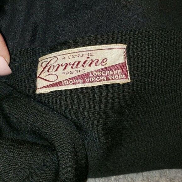 Black Vintage Lorraine Virgin Wool Blazer - Picture 2 of 3